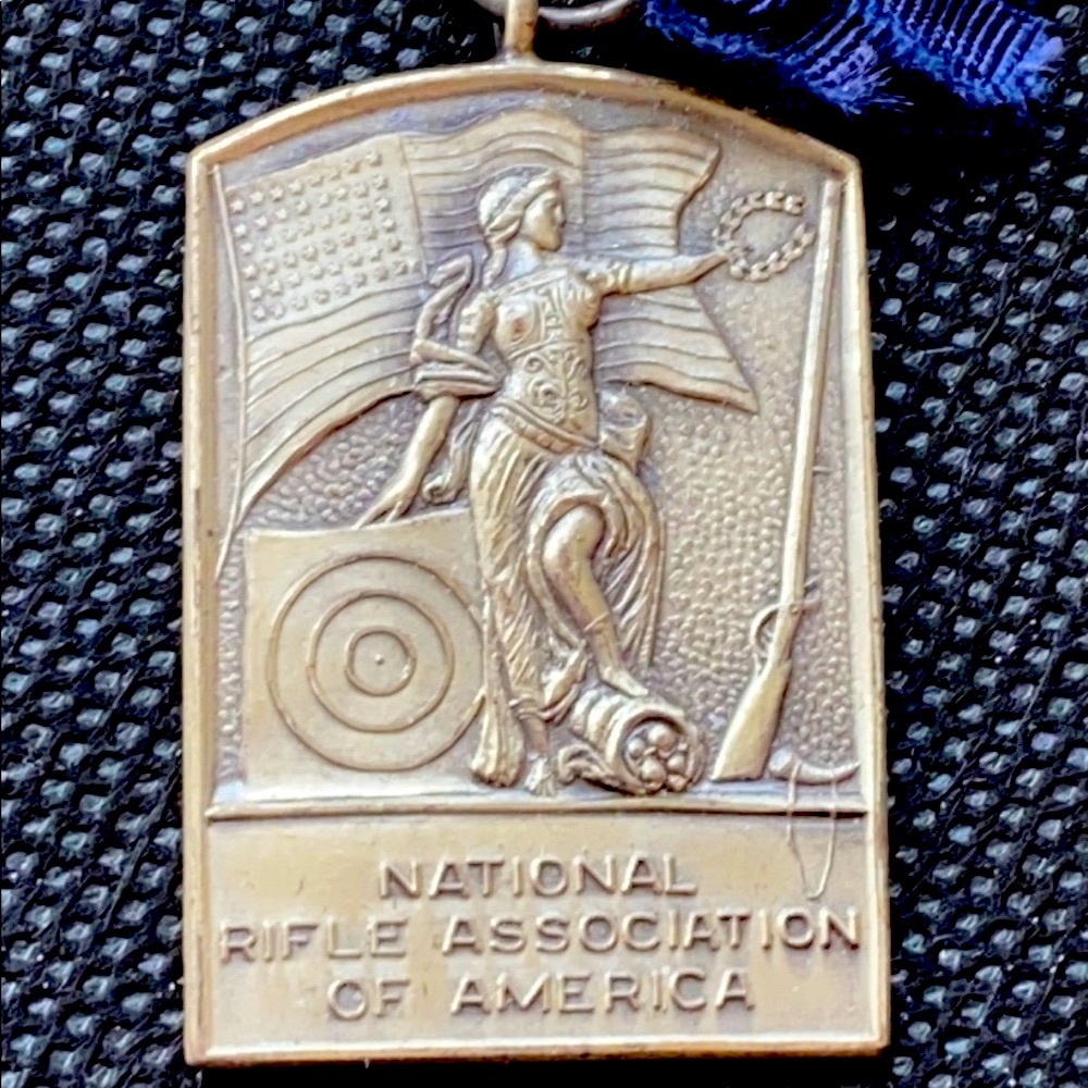Vintage sterling silver NRA sea girt medal